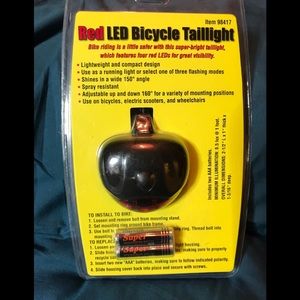 Red LED Bicycle Taillight